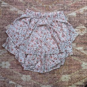 Boho floral skirt